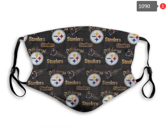 NFL Pittsburgh Steelers #28 Dust mask with filter->nfl dust mask->Sports Accessory